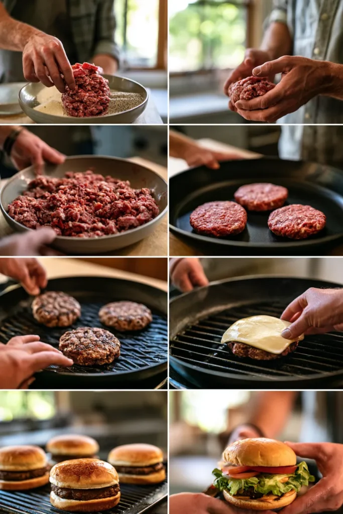 Smoked Beef Hamburger Dish