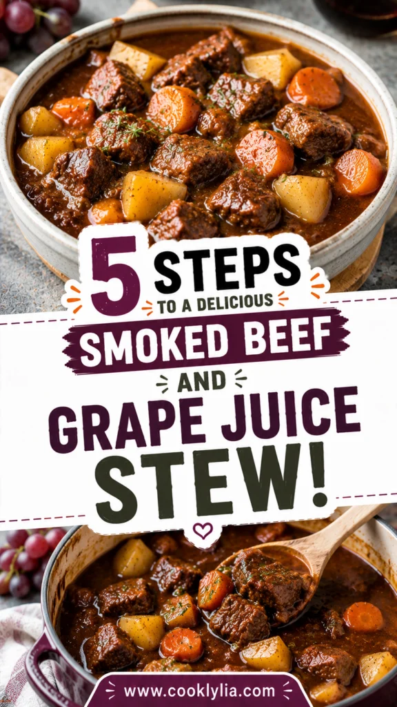 Smoked Beef and Grape Juice Stew
