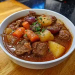 Smoked Beef and Grape Juice Stew