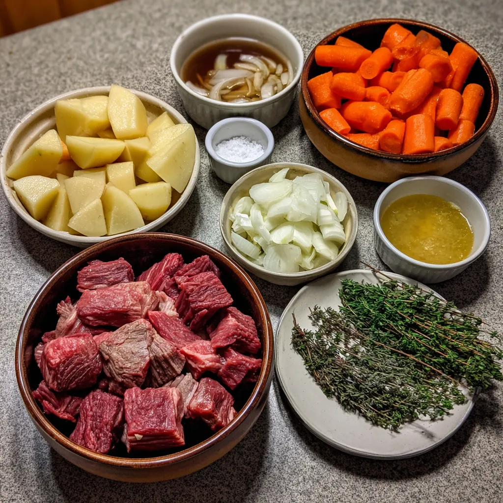 Smoked Beef and Grape Juice Stew