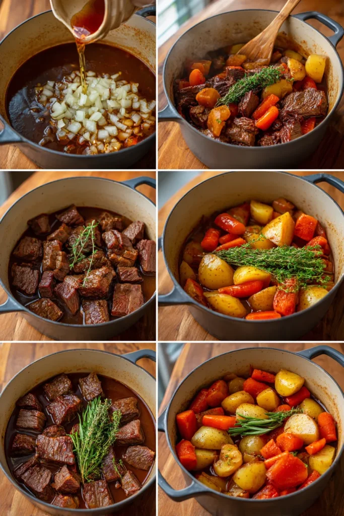 Smoked Beef and Grape Juice Stew