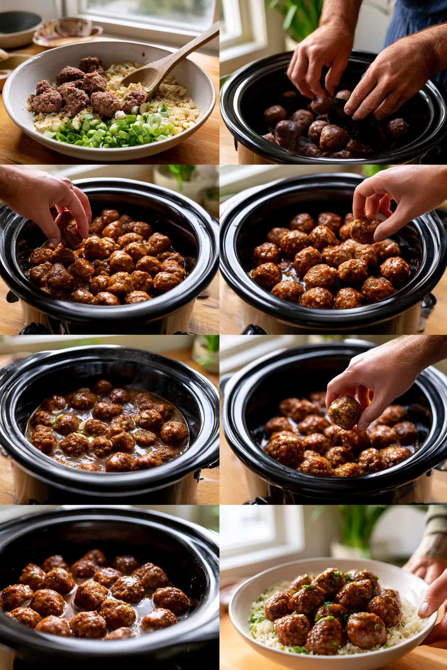 Asian Meatballs Crockpot Recipe