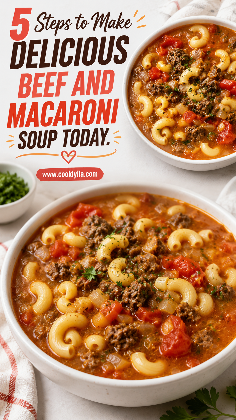 Beef and Macaroni Soup