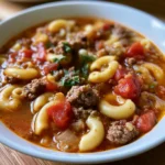 Beef and Macaroni Soup