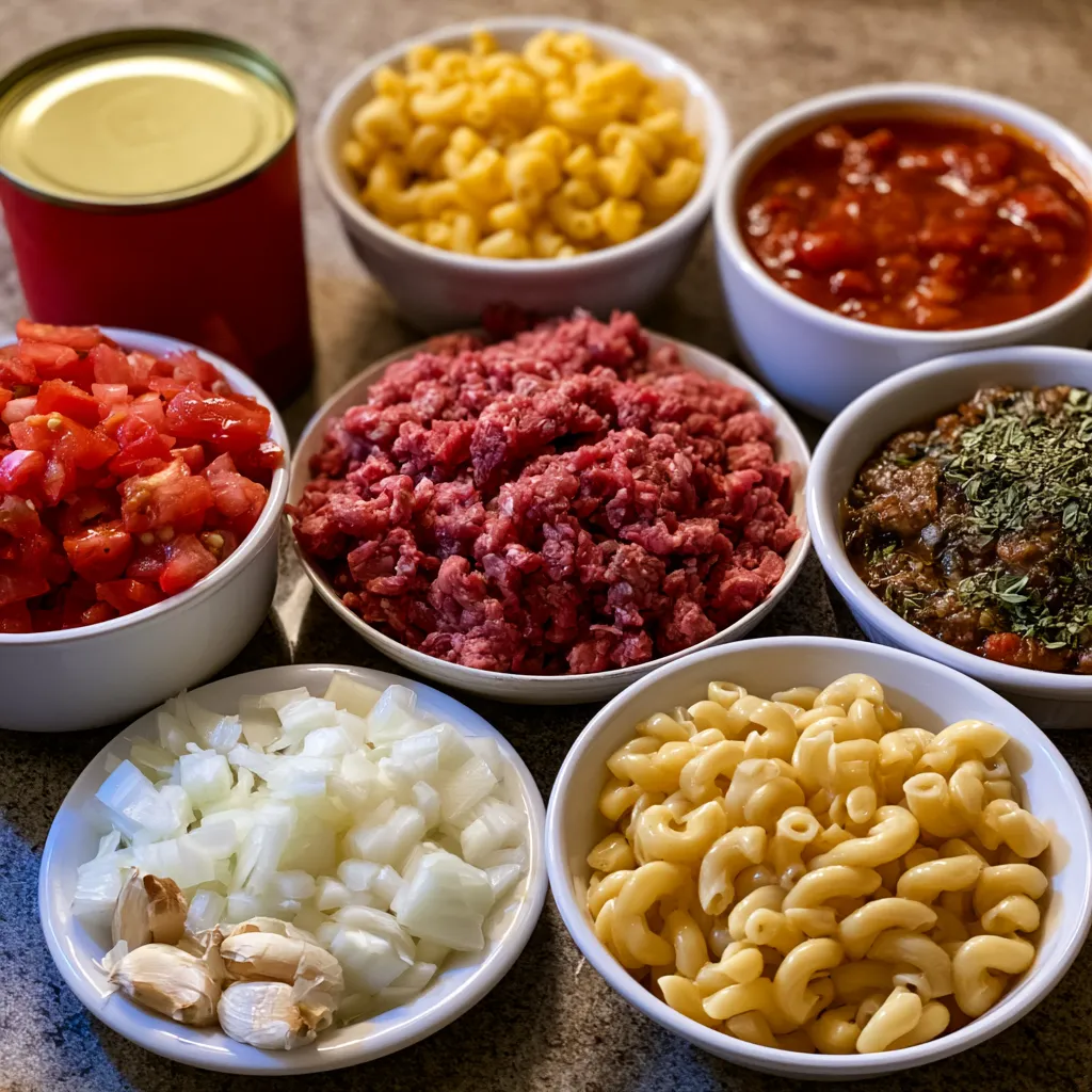 Beef and Macaroni Soup