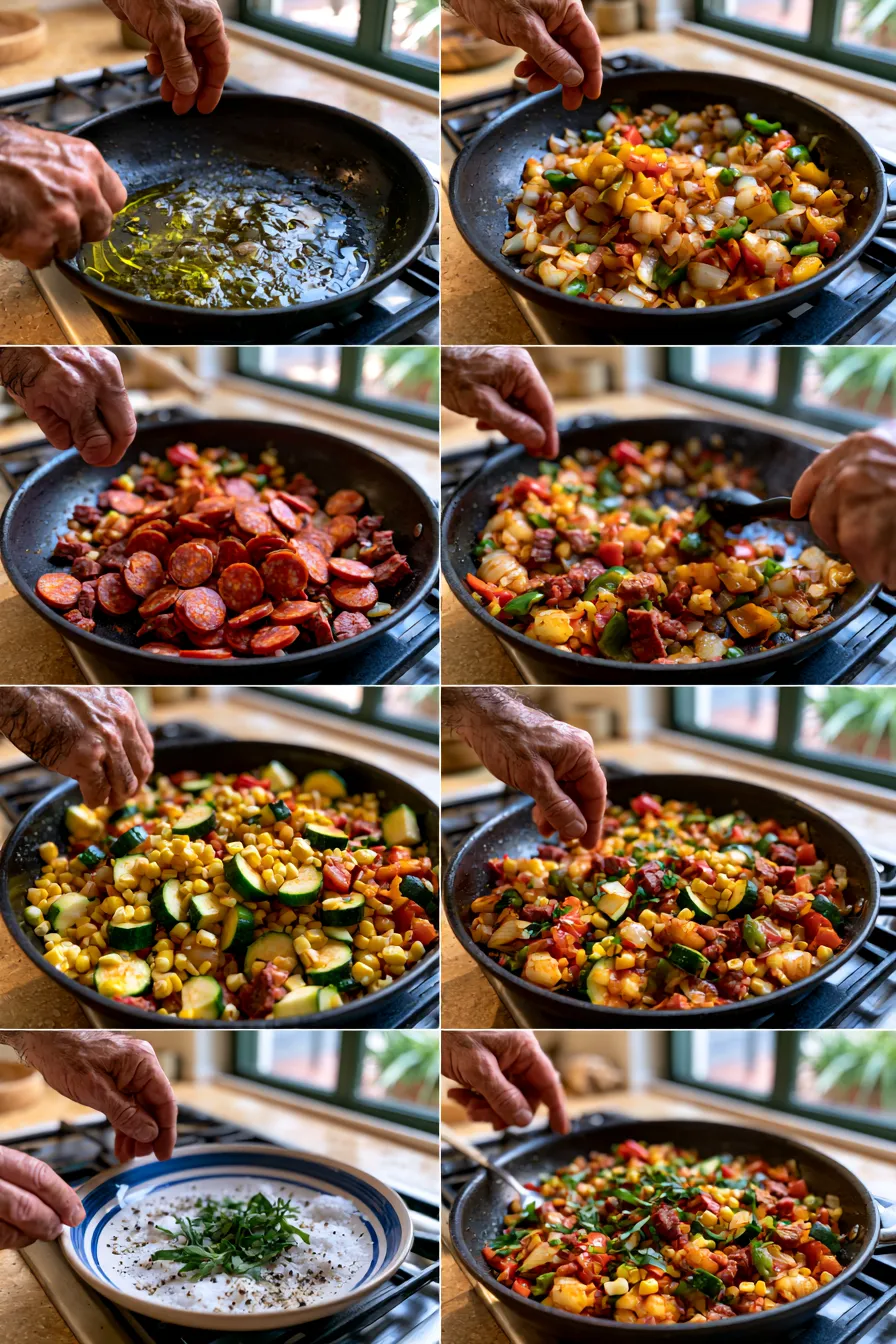 Beef and Veggie Skillet Recipe