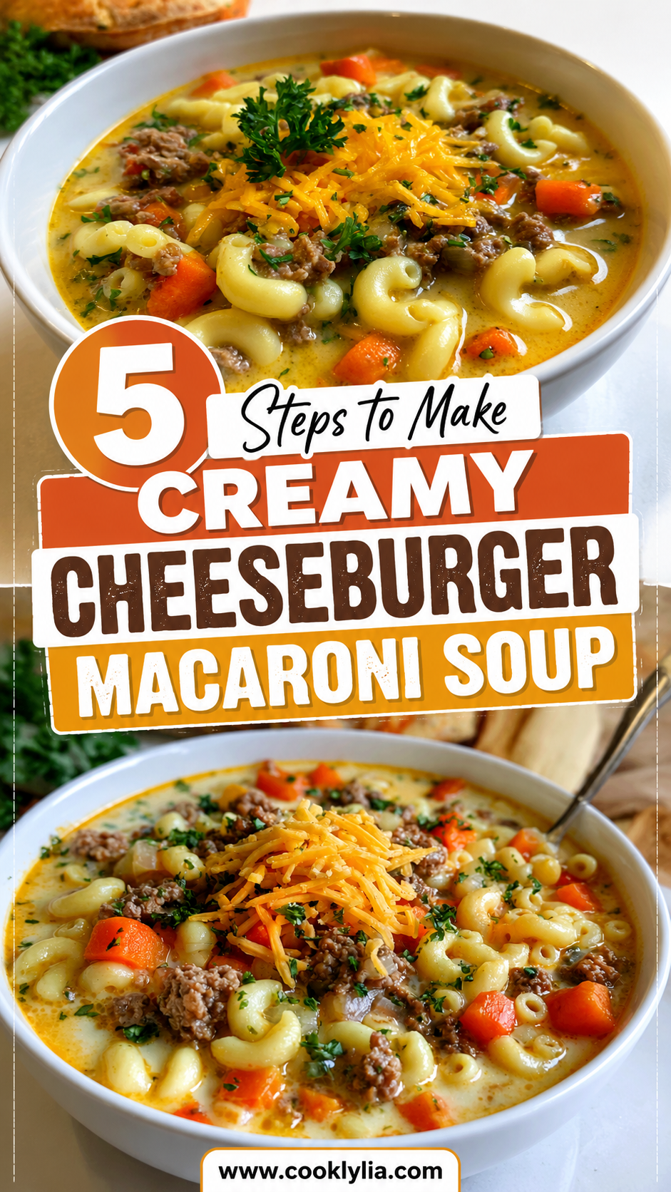 Cheeseburger Macaroni Soup