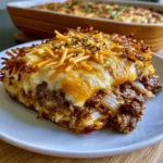 Cheesy Hamburger Hashbrown Casserole