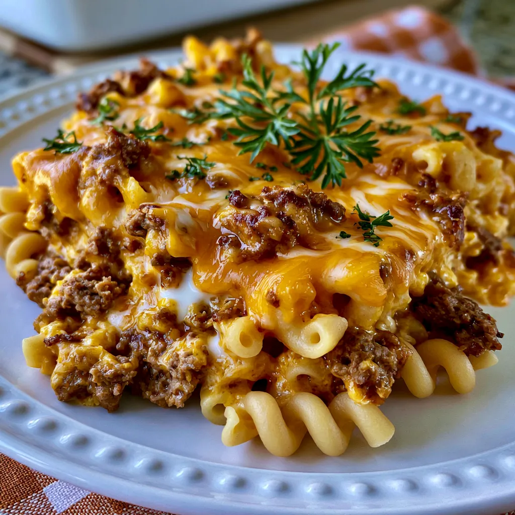 Cheesy Hamburger Helper