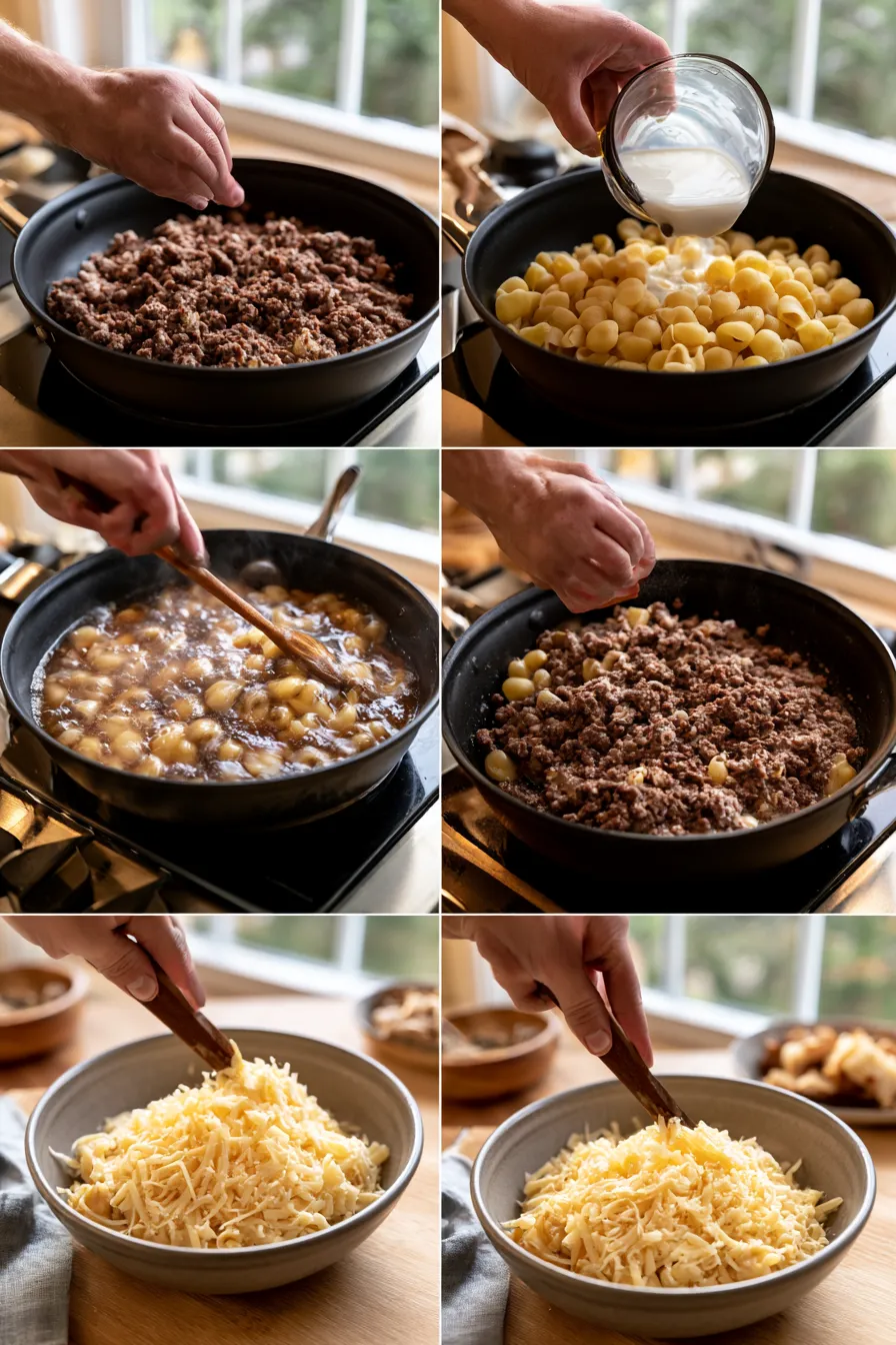 Cheesy Hamburger Helper
