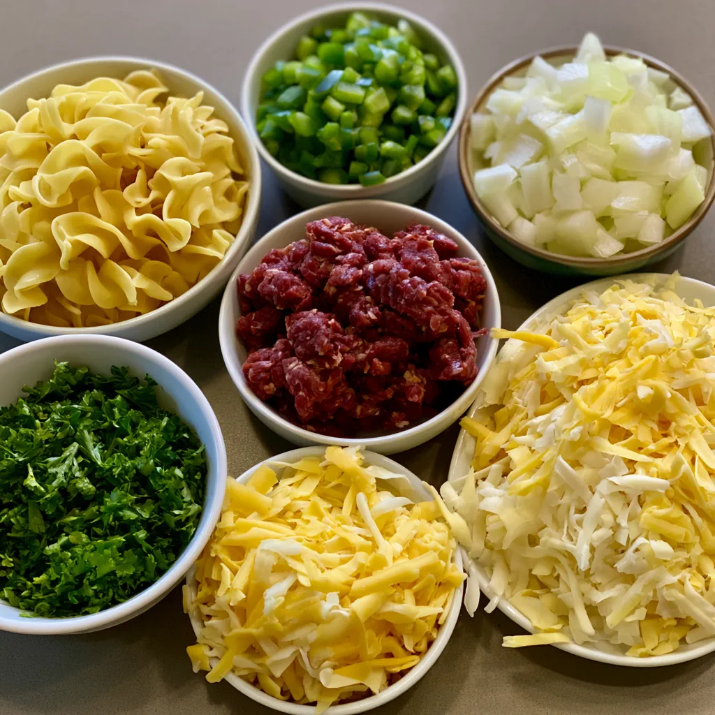 Classic Philly Cheesesteak Noodles