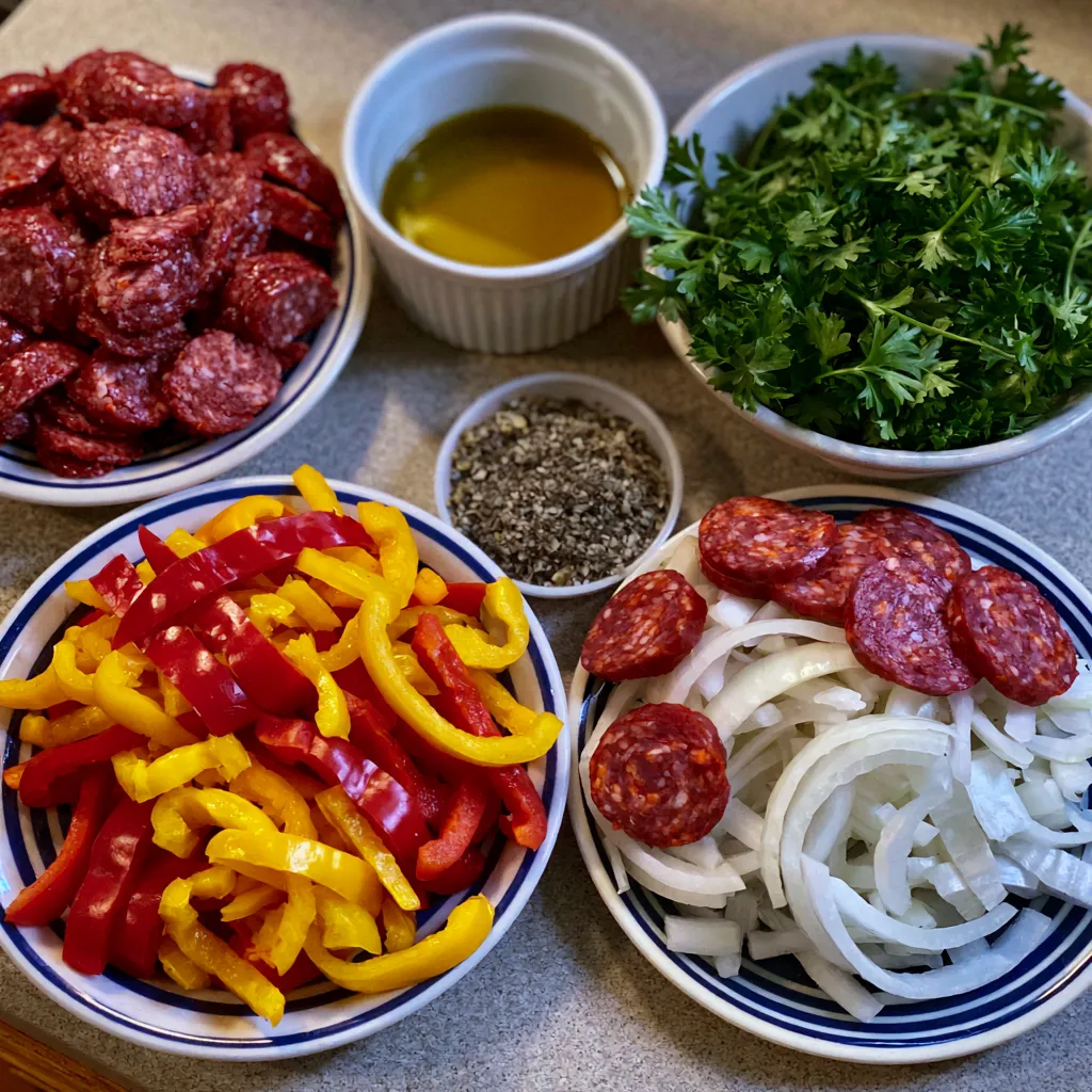Colorful Sheet Pan Beef and Peppers