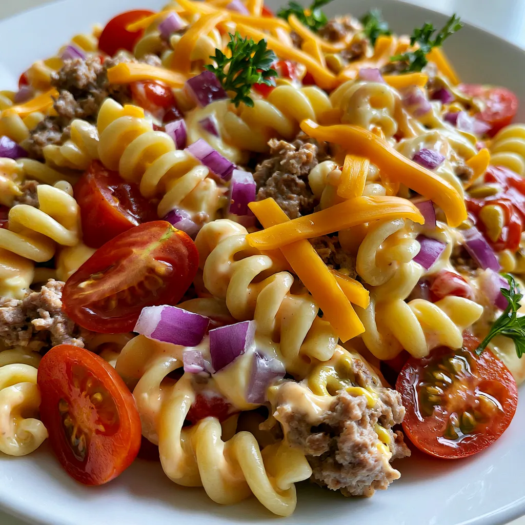 Copycat Big Mac Pasta Salad