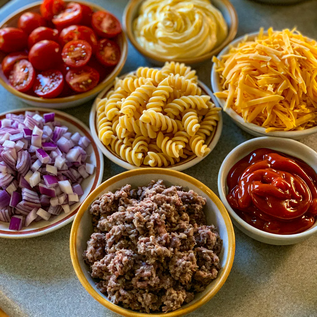 Copycat Big Mac Pasta Salad