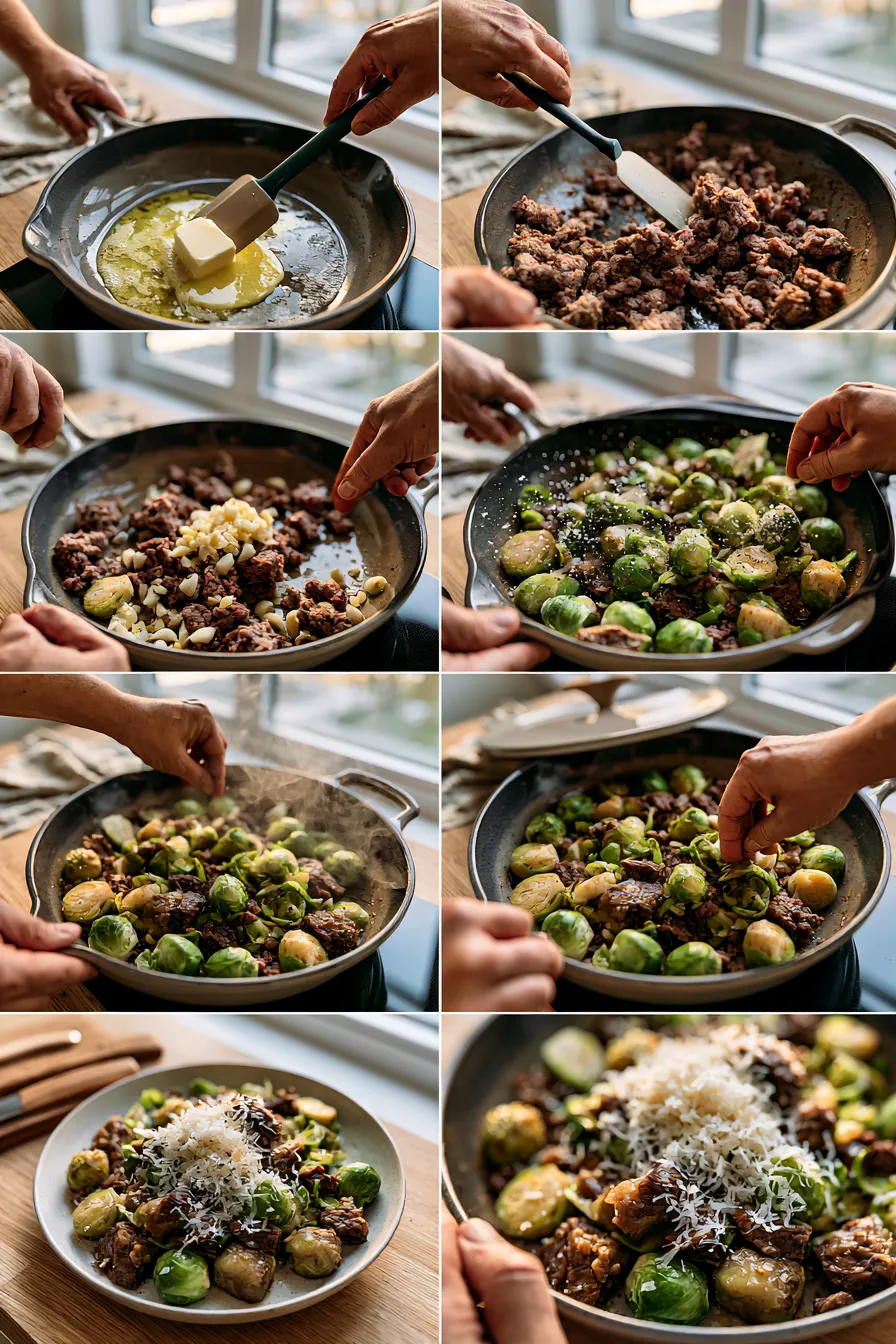 Cozy Brussels Beef Skillet