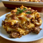 Cozy Hobo Casserole Ground Beef Dinner