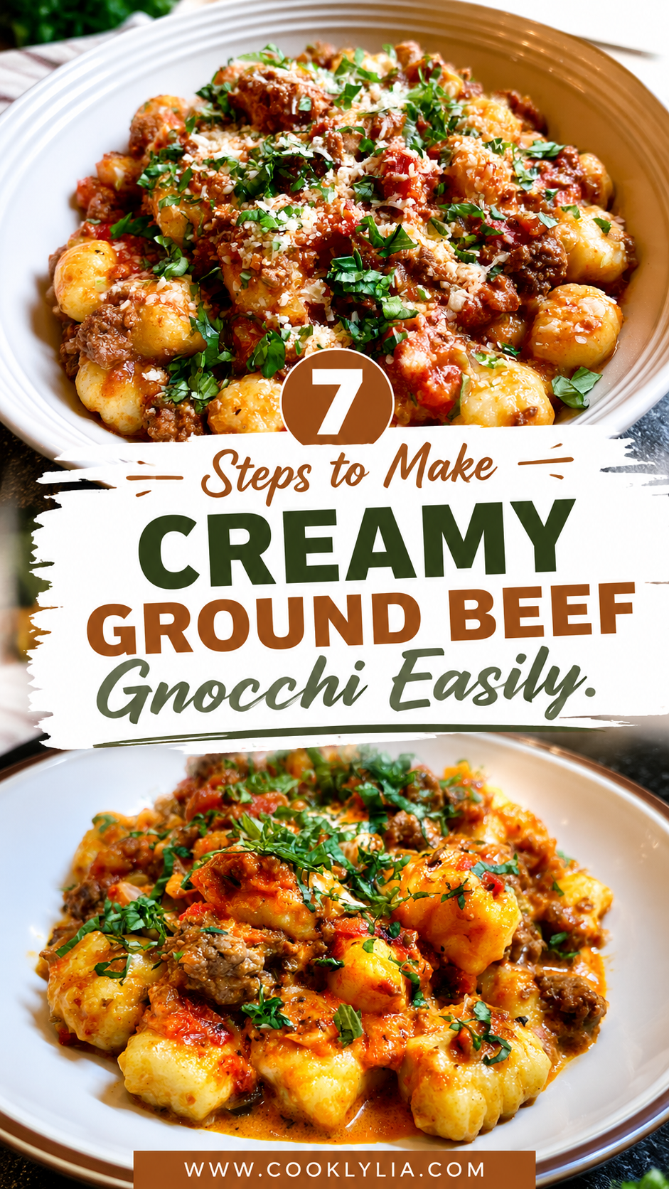 Creamy Ground Beef Gnocchi Recipe