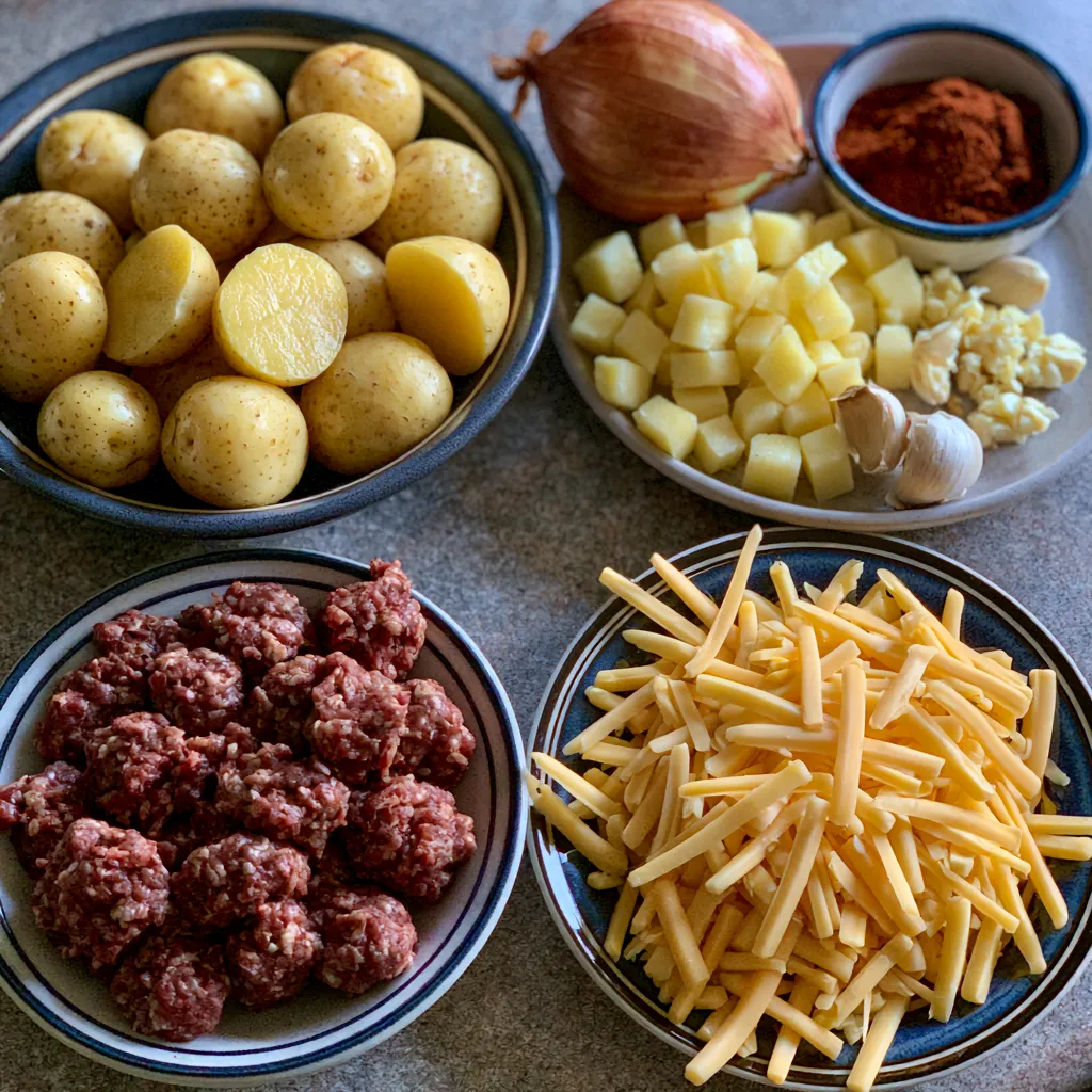 Crispy Ground Beef And Potatoes