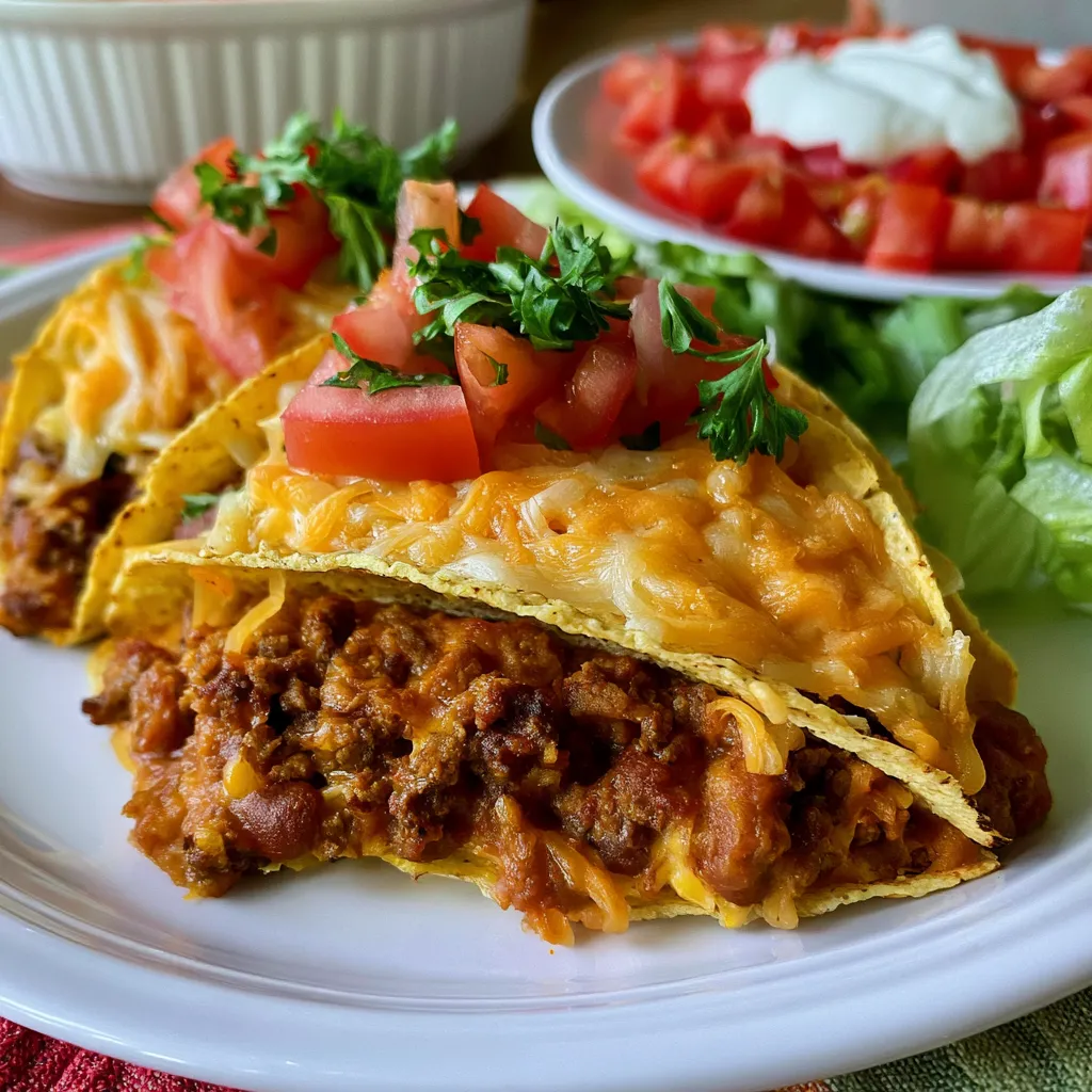 Crispy Oven Baked Tacos