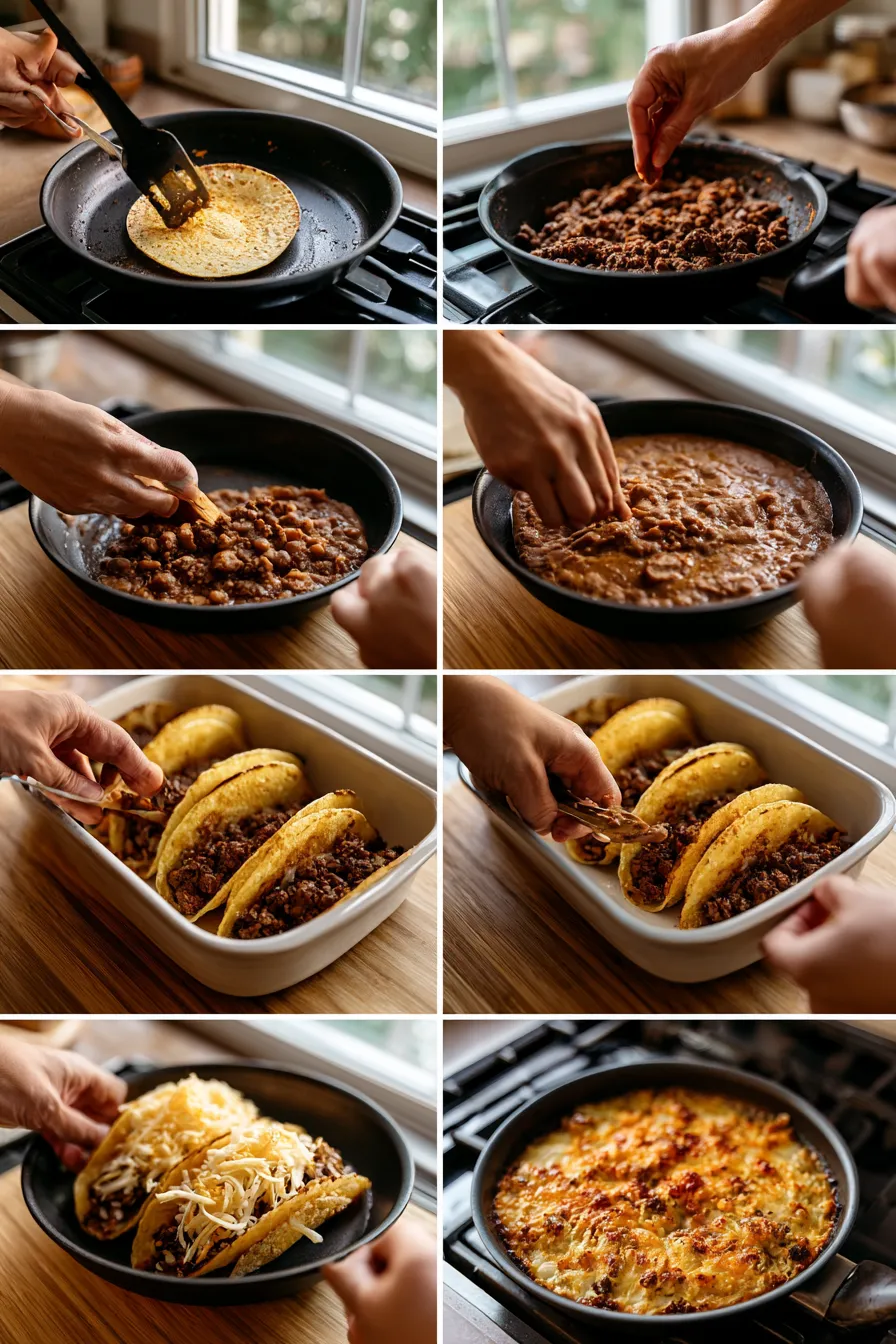 Crispy Oven Baked Tacos