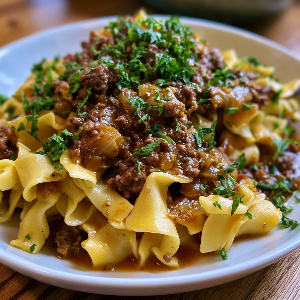 Easy Beef and Noodles