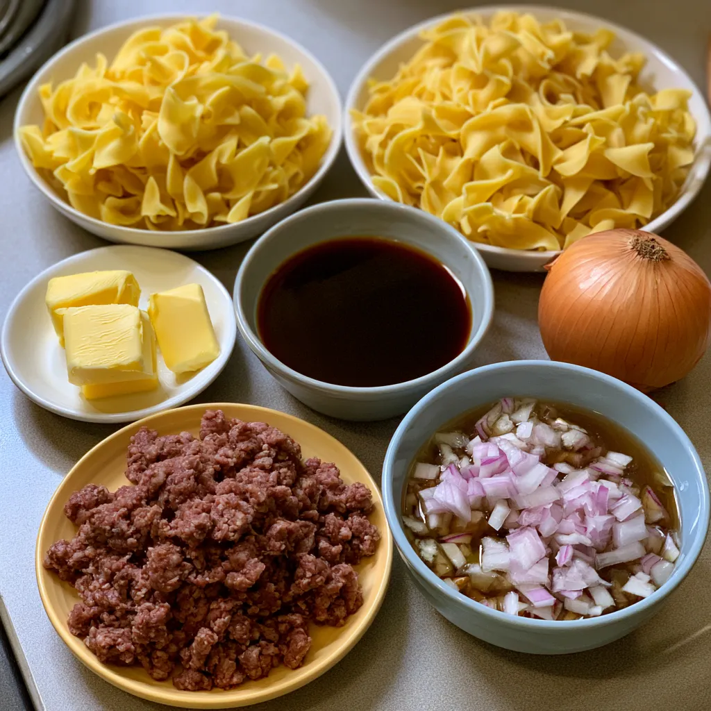 Easy Beef and Noodles