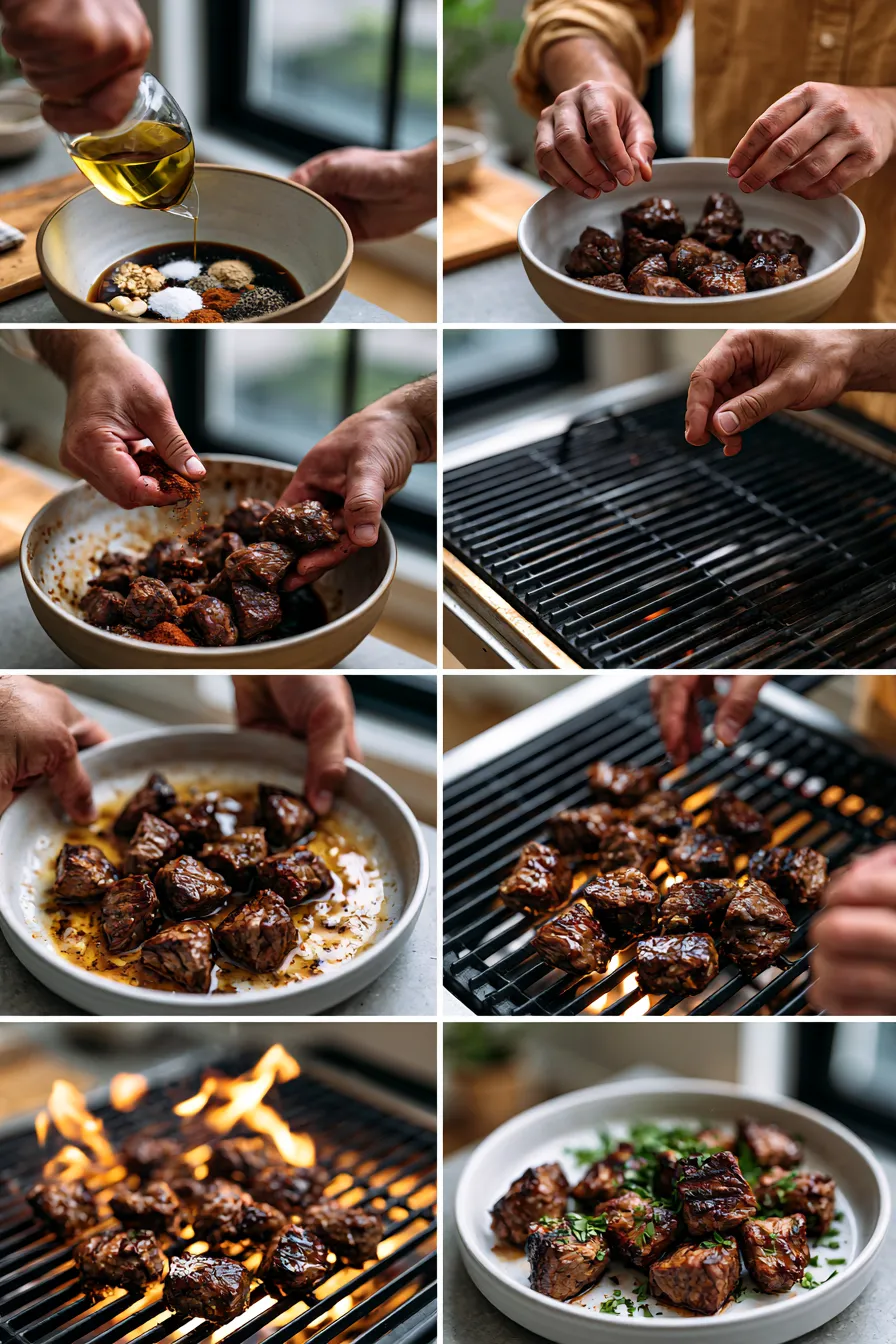 Easy Grilled Steak Tips