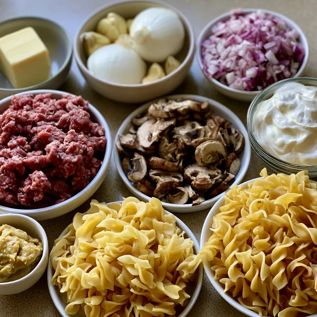Easy Healthy Beef Stroganoff