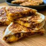 Easy Smashburger Quesadillas