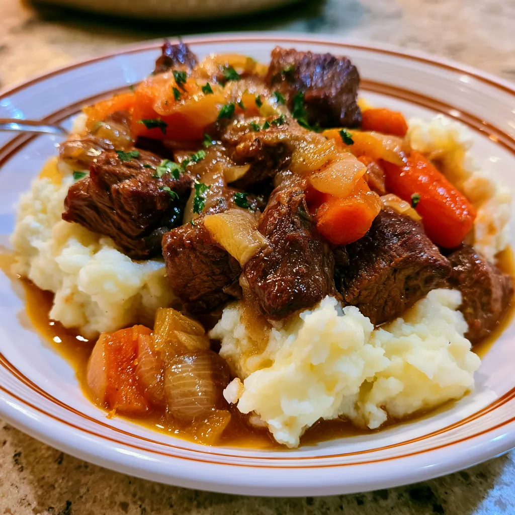Fall Apple Cider Stew Mash