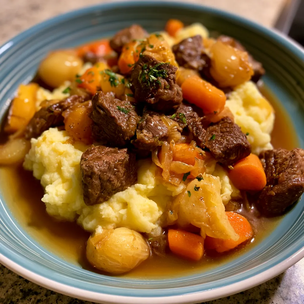 Fall Apple Cider Stew Mash
