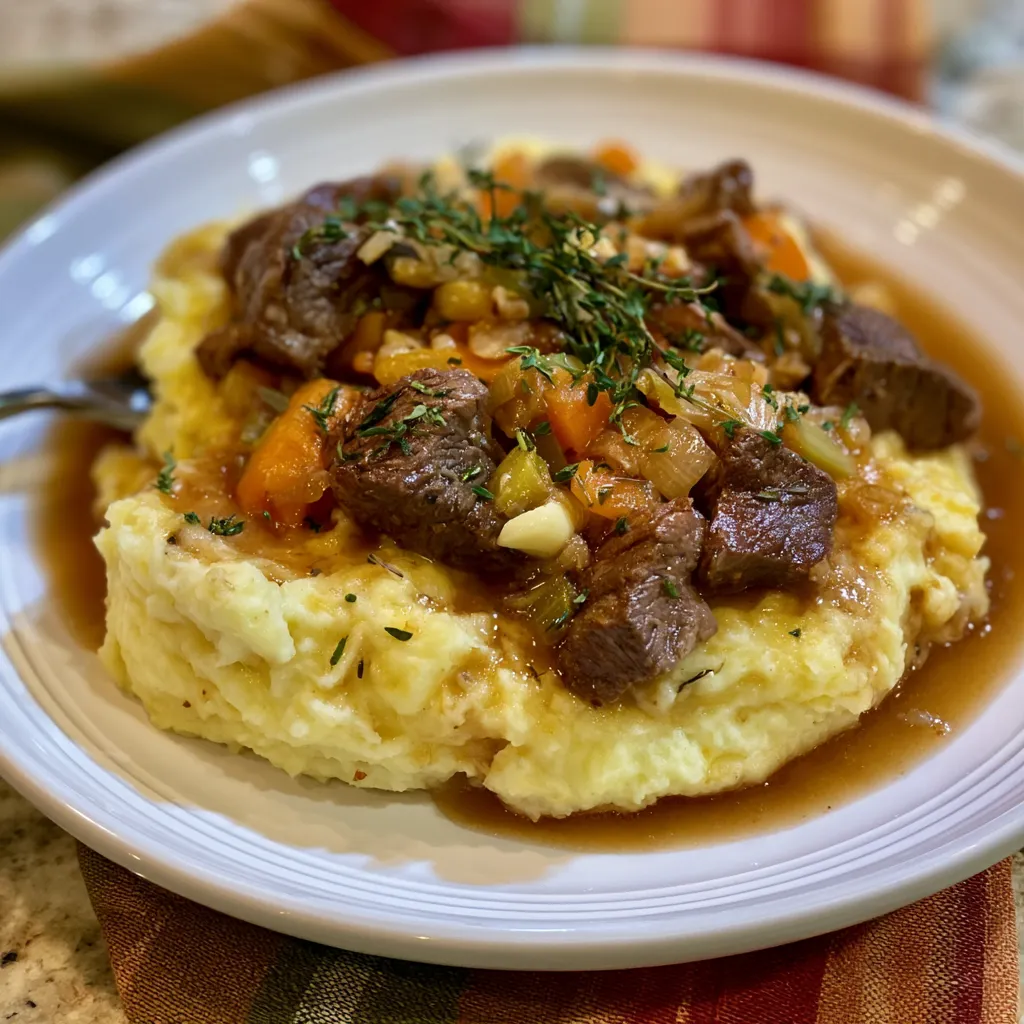 Fall Apple Cider Stew Mash