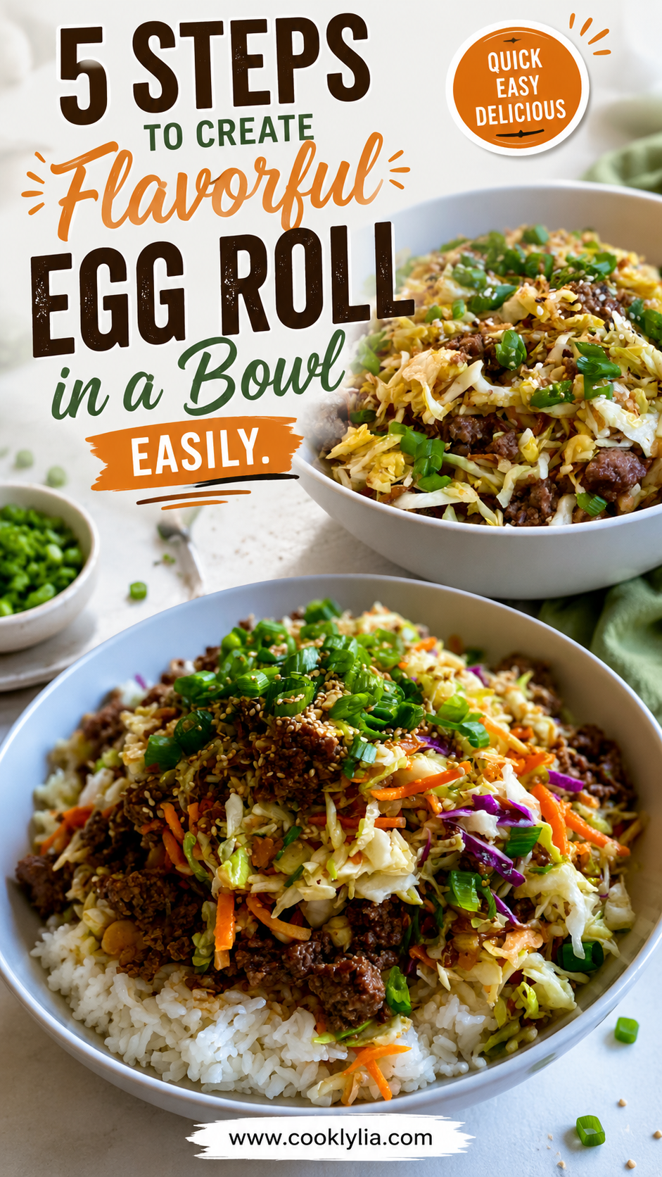 Flavorful Egg Roll in a Bowl