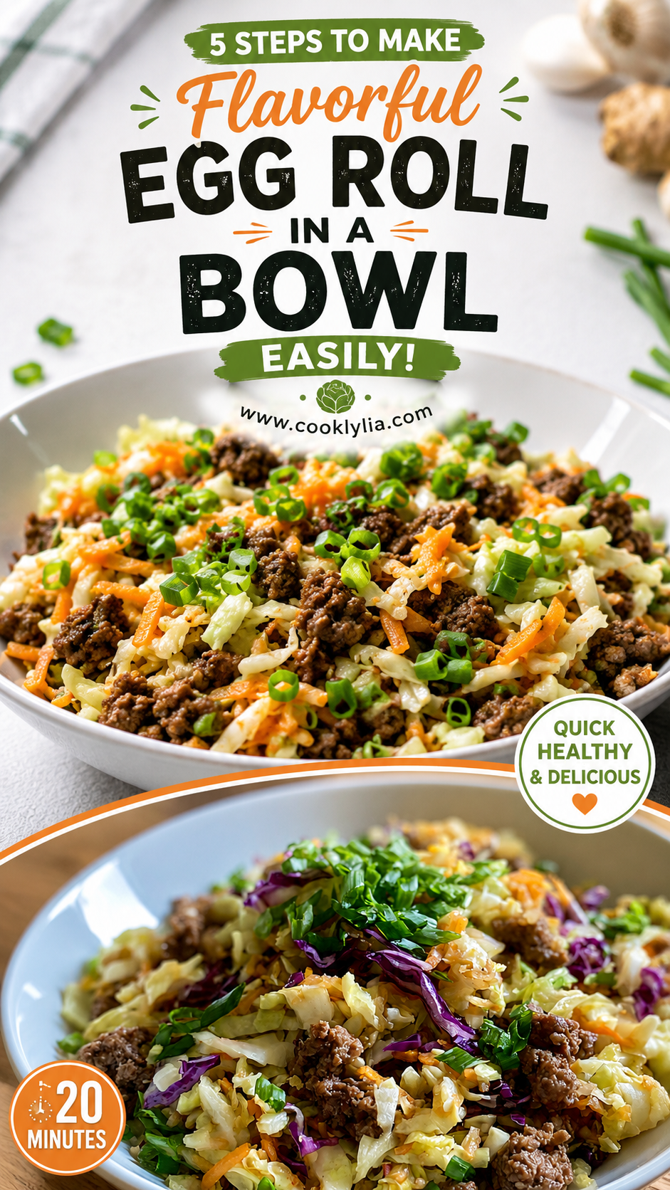 Flavorful Egg Roll in a Bowl