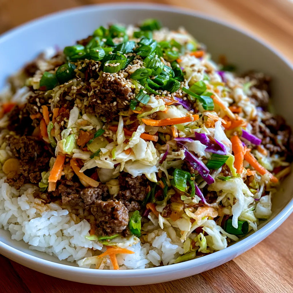 Flavorful Egg Roll in a Bowl