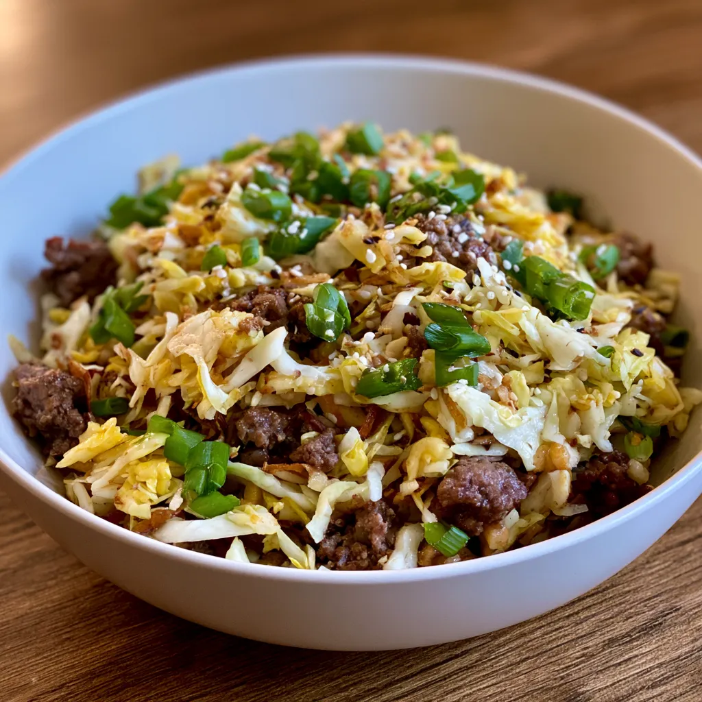 Flavorful Egg Roll in a Bowl