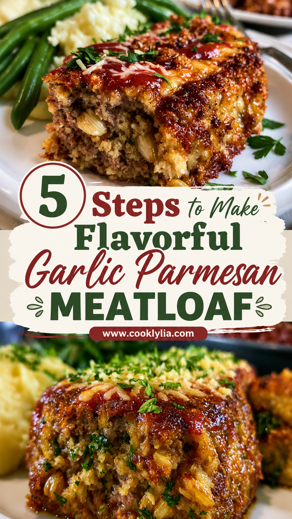 Garlic Parmesan Meatloaf