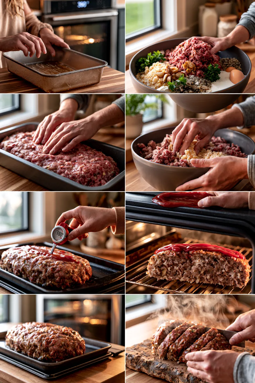 Garlic Parmesan Meatloaf