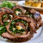 Grilled Flank Steak Pinwheels