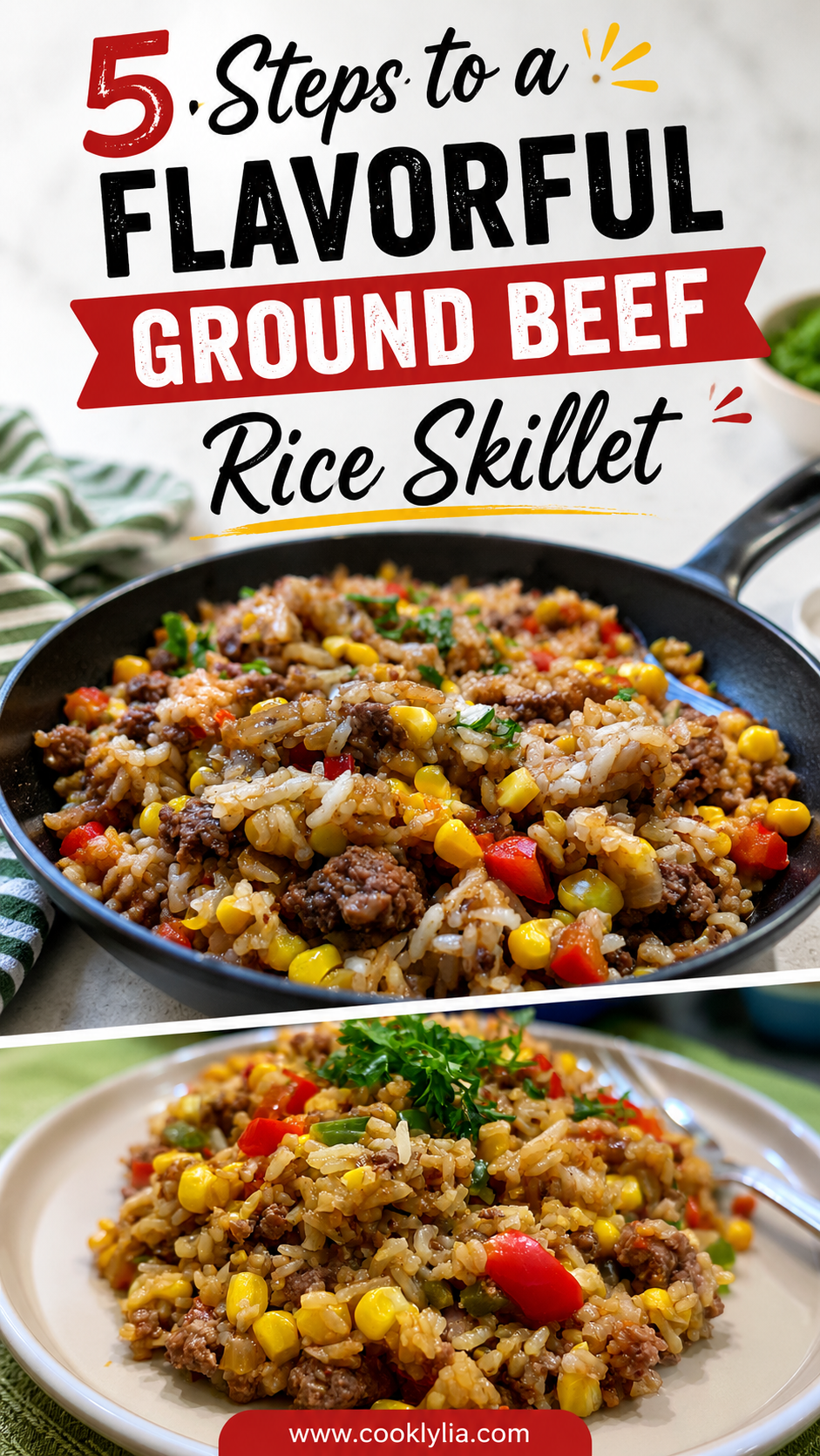 Ground Beef Rice Skillet