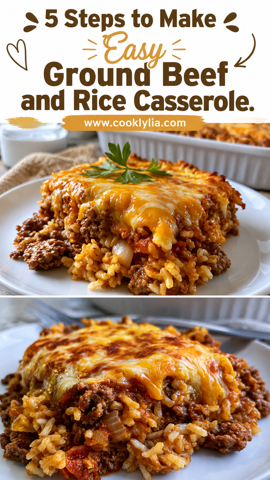 Ground Beef and Rice Casserole