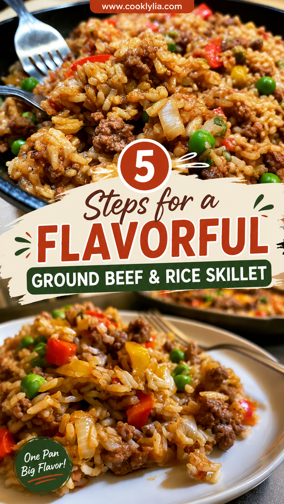 Ground Beef and Rice Skillet