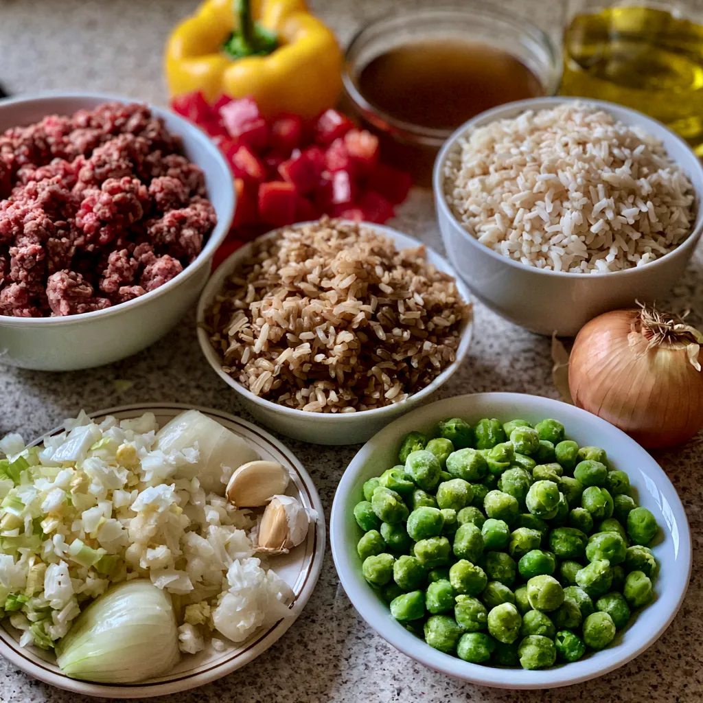 Ground Beef and Rice Skillet