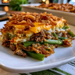 Hamburger Green Bean Casserole