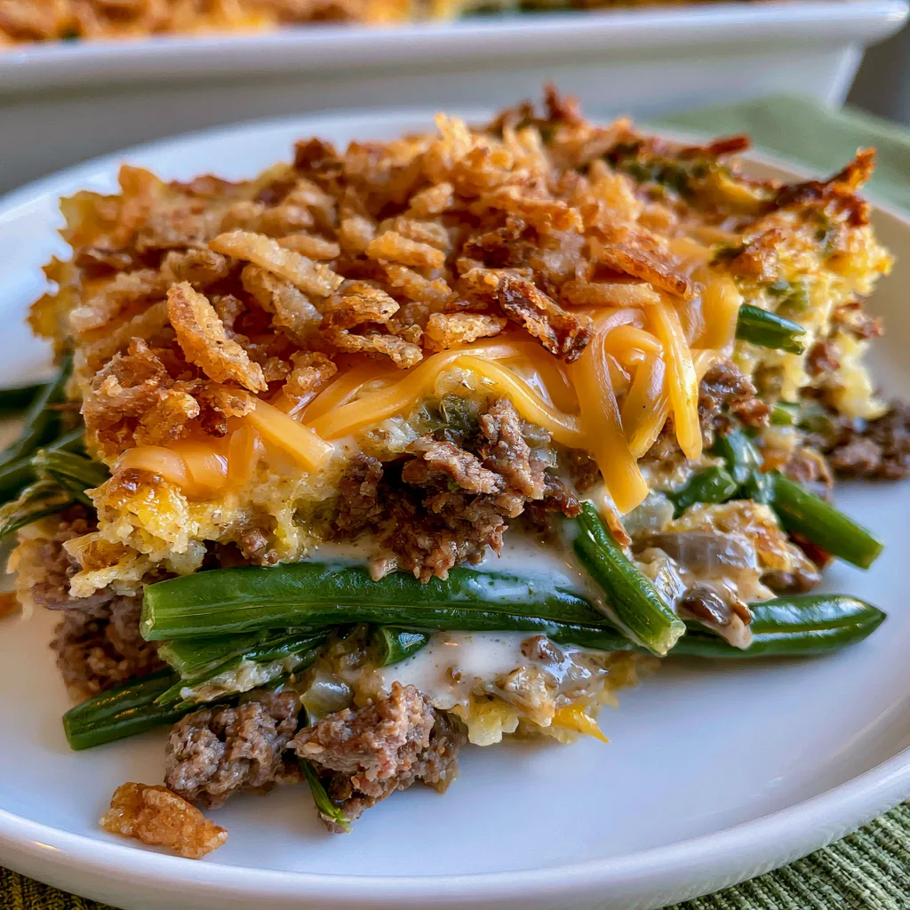 Hamburger Green Bean Casserole