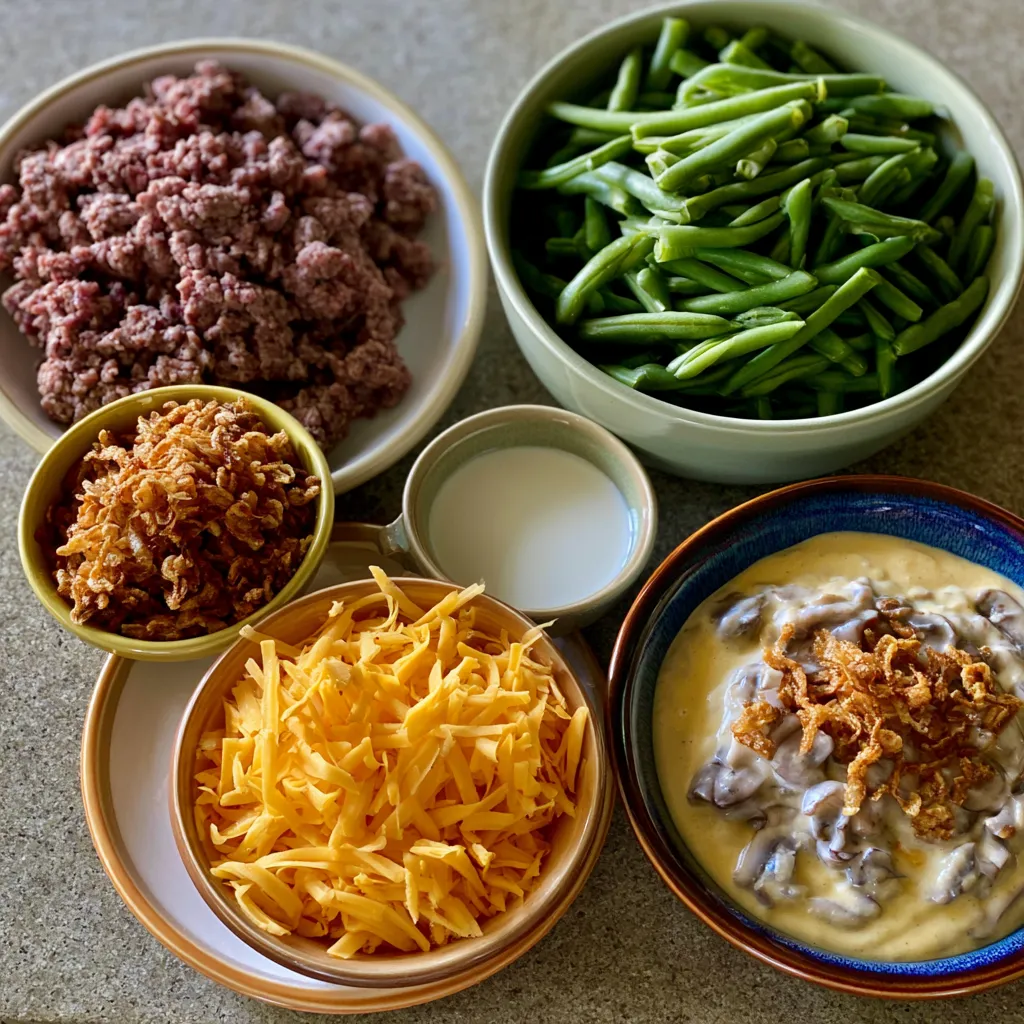 Hamburger Green Bean Casserole