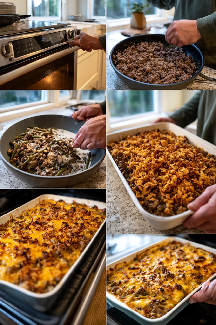 Hamburger Green Bean Casserole