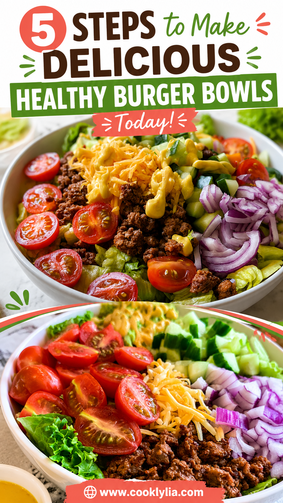 Healthy Burger Bowls Recipe