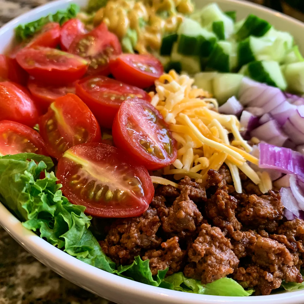 Healthy Burger Bowls Recipe