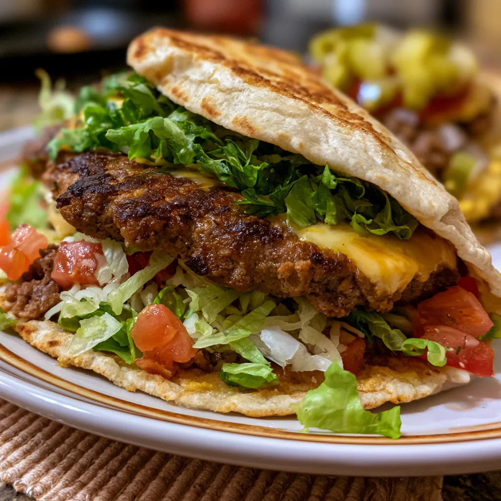 Healthy Smash Burger Tacos